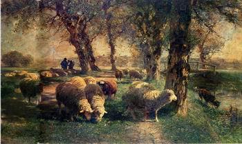 unknow artist Sheep 195 oil painting image